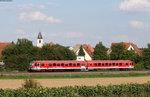 628 685-9 als RB 23535 (Würzburg Hbf-Crailsheim) bei Moos 15.8.16