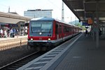 928 611/628 611 am 14.06.2015 kurz nach dem Bereitstellen als RB (Koblenz Hbf - Karlsruhe Hbf) im Startbahnhof.