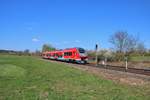 DB Regio Hessen PESA Link 633 003 am 07.04.19 bei Dreieich Götzenhain als RB61