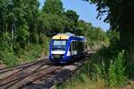 Nachschuss auf HEX VT870 bei der Einfahrt in Langenstein.

Langenstein 03.08.2018