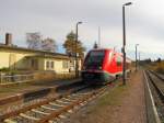 DB 641 038 steht am 03.11.2011 als RB 16762 nach Gotha abfahrbereit in Crawinkel.
