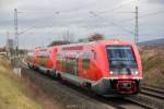 641 039 DB Regio bei Staffelstein am 10.01.2014.