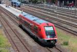 5 Minuten später fährt 641 039 mit dem RE 3005 nach Bayreuth Hbf aus Neuenmarkt-Wirsberg aus. 07.06.2014