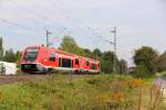 641 038 DB Regio bei Reundorf am 18.09.2014.