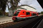 Hier 641 022-9 als RB52 (RB16210) von Erfurt Hbf.