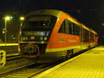 Am 29.11.2017 stand der 642 192/692 in Stendal auf Gleis 8 abgestellt.Die Zugfahrten nach Tangermünde entfielen (Zug fällt aus) Grund ist nicht bekannt.