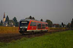 Am frühen Morgen ist der DB 642 590 als REX 5858 von Braunau am Inn nach Freilassing unterwegs.
