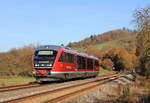 642 230 als RB Hessental-Öhringen am 14.11.2020 bei Steinbrück.
