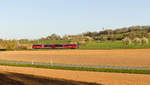 642 668 als RE80 Heilbronn-Crailsheim am 23.04.2021 zwischen Bitzfeld und Öhringen. 