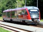 642 201 im Bahnhof Burkhardtsdorf, 05.08.07  Dieser DESIRO der Erzgebirgsbahn wurde am 27.08.2005 bei der Einweihung des neuen Haltepunktes Burkhardtsdorf Mitte auf den Namen Burkhardt getauft und