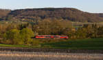 Unbekannter 642 als RB83 Öhringen-Hessental am 24.04.2021 bei Neuenstein-Untereppach.