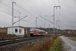 642 578 als RB12 von Rostock Hbf nach Graal Müritz, am 08.01.2023 am Abzweig Riekdahl aufgenommen.