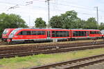 DB 642 664 der Westfrankenbahn am 05.07.2024 in Hanau Hbf.