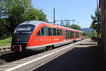 DB 642 538 als RB 5446 (U28) von Rumburk nach Děčín hl.n., am 29.07.2024 in Krippen.