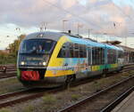 642 534 als DZ 13042 Rostock Hbf→Putbus bei der Ausfahrt am 14.09.2024 im Rostocker Hbf.