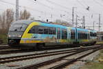 642 041 als RB 11(Rostock-Tessin)bei der Ausfahrt im Rostocker Hbf.08.11.2024