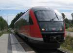 642 681/181 fhrt am 10.08.2008 als RB 17718 nach Dresden Hbf in Taubenheim (Spree) ein. 