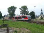 Am 29.08.2008 befuhr ein Desiro die Strecke Schwarzenberg - Annaberg.