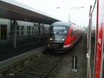 642 126-7 fhrt am 14.3.2009 als RE 33735 nach Crailsheim aus Heilbronn aus.