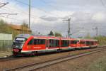 642 198 + 642 190 als RB in Braunschweig Weddel am 24.04.2010