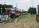 12.7.2010 16:31 DB AG Baureihe 642 617 und DB AG Baureihe 642 075 stehen als RB nach Grfenberg im Bahnhof Nrnberg Nordost.