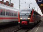 Am 22.01.2012 fuhren 642 167/667 und 642 230/730 nach Ankunft aus Rathenow als Leerfahrt nach Magdeburg.