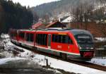 642 182 und 642 132 als RE26079  Skizug  Leipzig - Graslitz in Zwota, 3.3.012. Mit +30 kam das Gespann angezuckelt und brachte den gesamten Fahrplan an dem Tag noch mehr durcheinander als sonst...