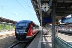 DB RE 12 (BR 642 - 642 048) Rostock Hbf am 17. Juli 2013. 