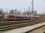 Züge der Regio DB am 21.03.2014 im Bahnhof von Magdeburg