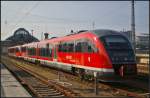 DB 642 035-9 und 642 043 stehen am 12.04.2014 in Dresden Hauptbahnhof als U8 nach Decin hl.n.
