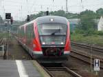 DB Regio Hessen 642 067 erreicht als RE 34 (Stockheimer Liesschen) Bad Vilbel Bhf auf den Weg nach Frankfurt Hbf am 02.05.14