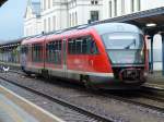 642 043 wartet am 19.11.2014 im Bahnhof Zittau auf neue Aufgaben.