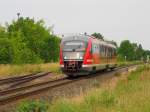 DB 642 030 als RE 16143 von Wolkramshausen nach Erfurt Hbf, am 26.06.2015 in Erfurt Nord.