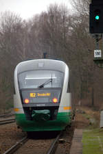 642 326 als RE 2, Trilex , Richtung Dresden Hbf durchfährt Neukirch(Lausitz)West.