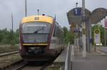 642 328 der SB hier als SB 33 von Knigsbrck nach Dresden Neustadt am 10.05.2013  wenige Minuten vor der Abfahrt um 12:27 Uhr.