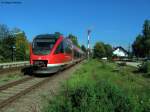 04.10.2010: VT 643 ??? und VT 643 004 unterwegs als RB 18527 (Neustadt (Weinstrae) Hbf - Karlsruhe Hbf).