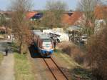 Ein Blick auf den 643.16  Ldinghausen, circa 3 Stunden nach dem Unfall mit einem LKW am B  Ochtruperstrae  in gronau.