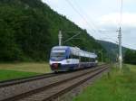 643 123 BRB  mitteldeutsche regiobahn  fuhr am 10.07.13 durch Remschtz.