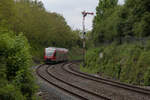 644 530 bei Burgsolms nach Weilburg. Noch bis Juli stehen die Formsignale an der Lahntalbahn. 20.5.24