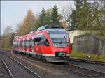 Talent 644 533-2 wartete am Morgen des 08.11.08 auf seine Tagesaufgaben im Bahnhof von Gerolstein. (Jeanny)