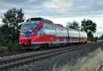 644 547 RB24 von Kln nach Kall/Eifel, in der Abenddmmerung bei Derkum - 09.08.2011