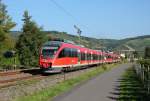 644 036 mit 644 xxx bei der Ausfahrt in Dernau am 28.09.2013