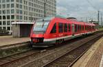 648 106-2 verlässt am 18.8.2017 als RB52 (RB10477)  Volmetal-Bahn  von Dortmund Hauptbahnhof nach Lüdenscheid den Startbahnhof.