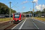 Nachschuss auf 648 463-7 (Alstom Coradia LINT 41) von DB Regio Schleswig-Holstein (DB Regio Nord) als RE 21906 (RE72) von Eckernförde, der seinen Endbahnhof Flensburg auf Gleis 4 erreicht.
[3.8.2019 | 9:57 Uhr]