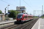 DB 648 753 als RB 14125 von Göttingen nach Bad Harzburg, am 11.07.2023 in Northeim (Han).