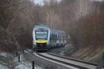 MRB 648 299 ,297 & 296 am ehemaligen Block Heiersdorf zwischen Burgstädt und Crossen auf den Weg nach Leipzig.
03.01.2025