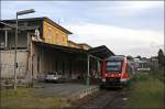 648 106/606 steht abfahrbereit in Ldenscheid als RB52  Volemtalbahn  nach Dortmund Hbf. (05.06.2009)

