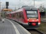 Einfahrender LINT41 648 349 nach Bad Kleinen am 28.November 2009 an der Nordeinfahrt in Lbeck Hbf.