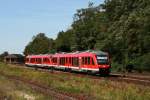 648 304 und ein weiterer 648 als RB nach Neuhaus am 31.08.2009 in Hersbruck (r. P.).