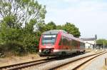 648 844 als RB 21490 von Hamburg Hbf nach Kiel Hbf bei der Ausfahrt aus Pln am 27.07.2013